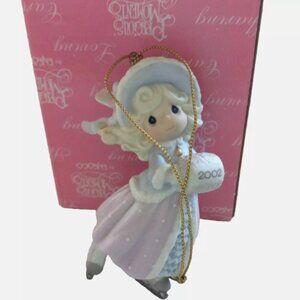 Vintage Precious Moments Ornament 2002 May Your Holidays Sparkle With Joy 104203